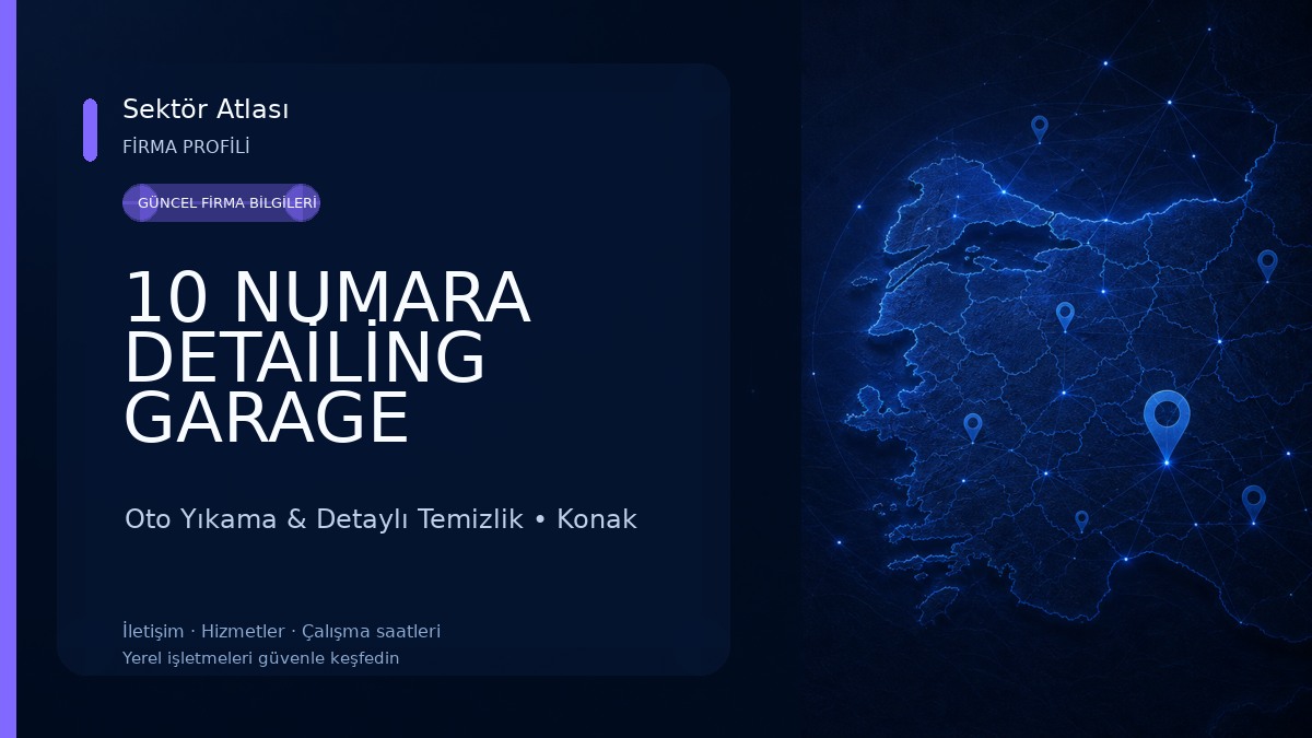 10 NUMARA DETAİLİNG GARAGE