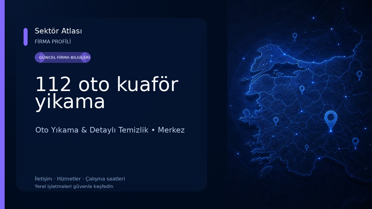 112 oto kuaför yikama
