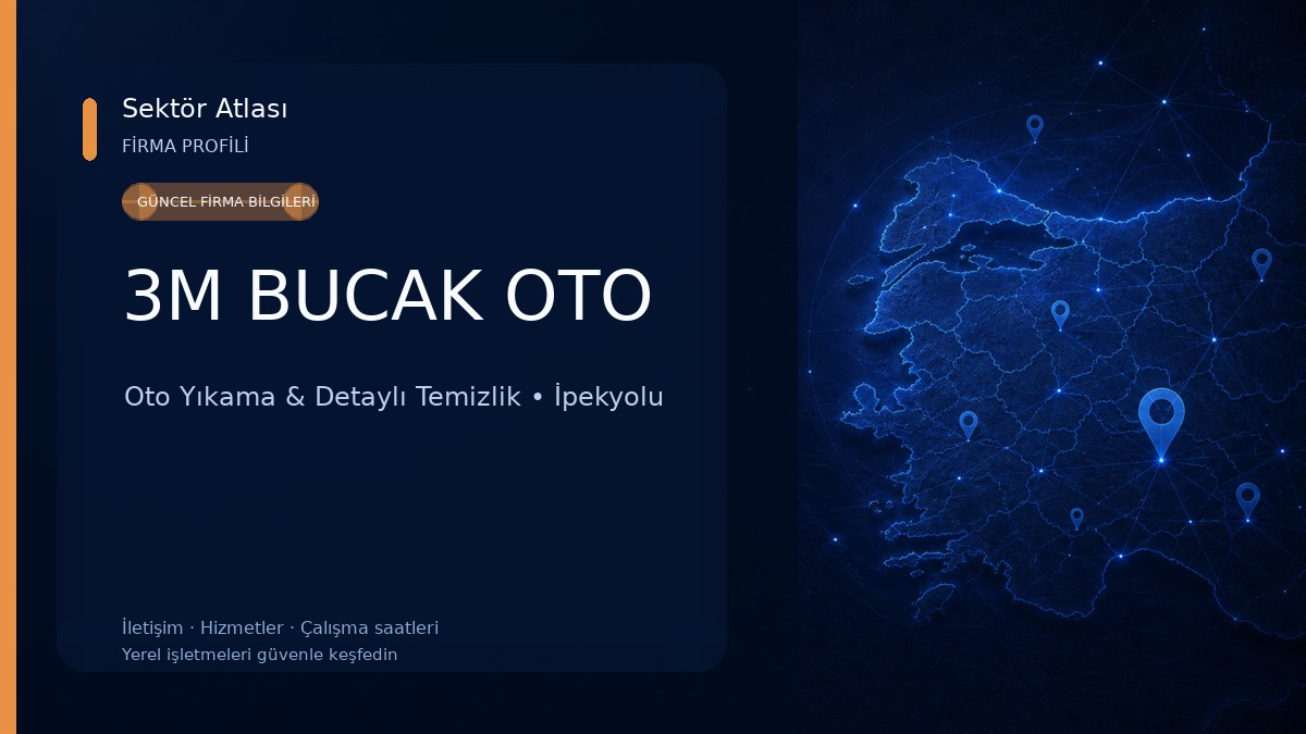 3M BUCAK OTO Oto Yıkama & Detaylı Temizlik