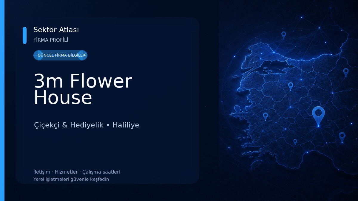 3m Flower House Çiçekçi & Hediyelik