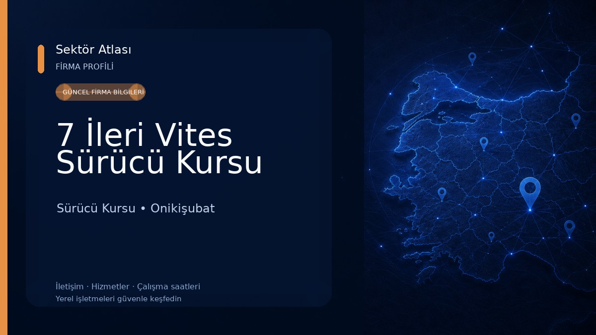 7 İleri Vites Sürücü Kursu