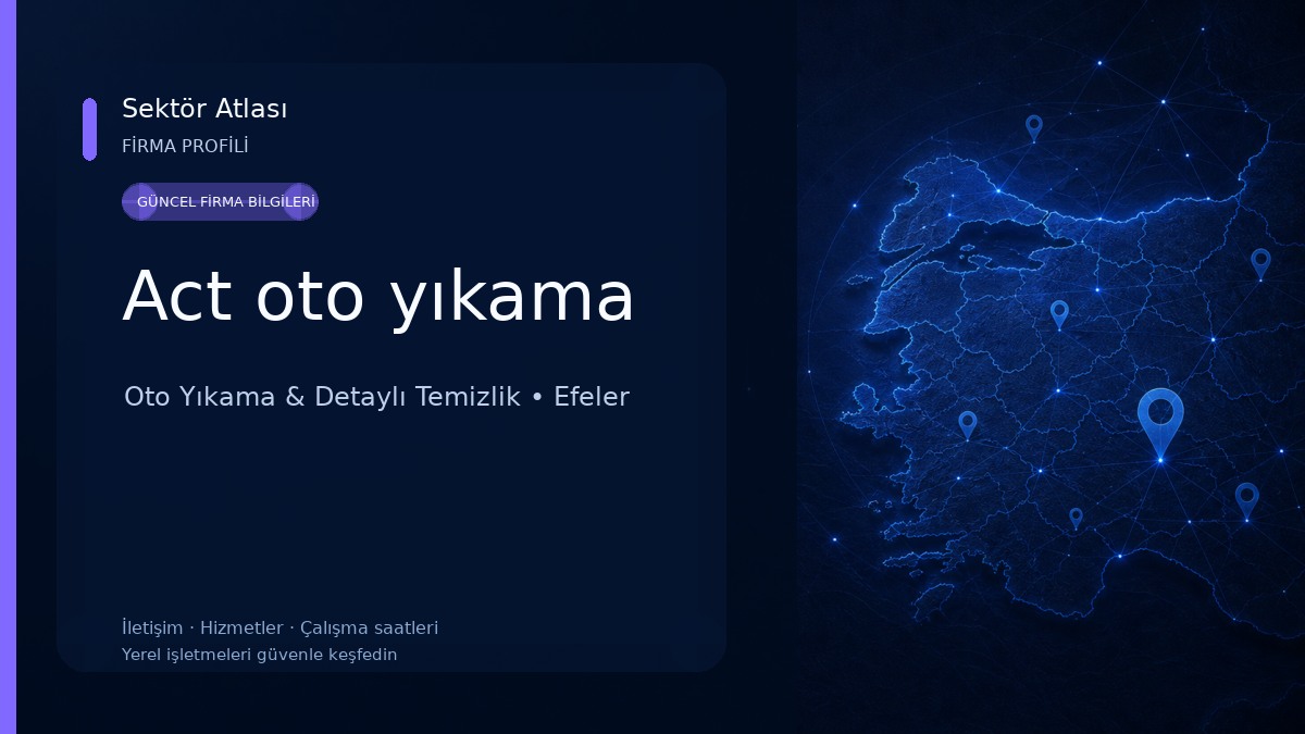 Act oto yıkama