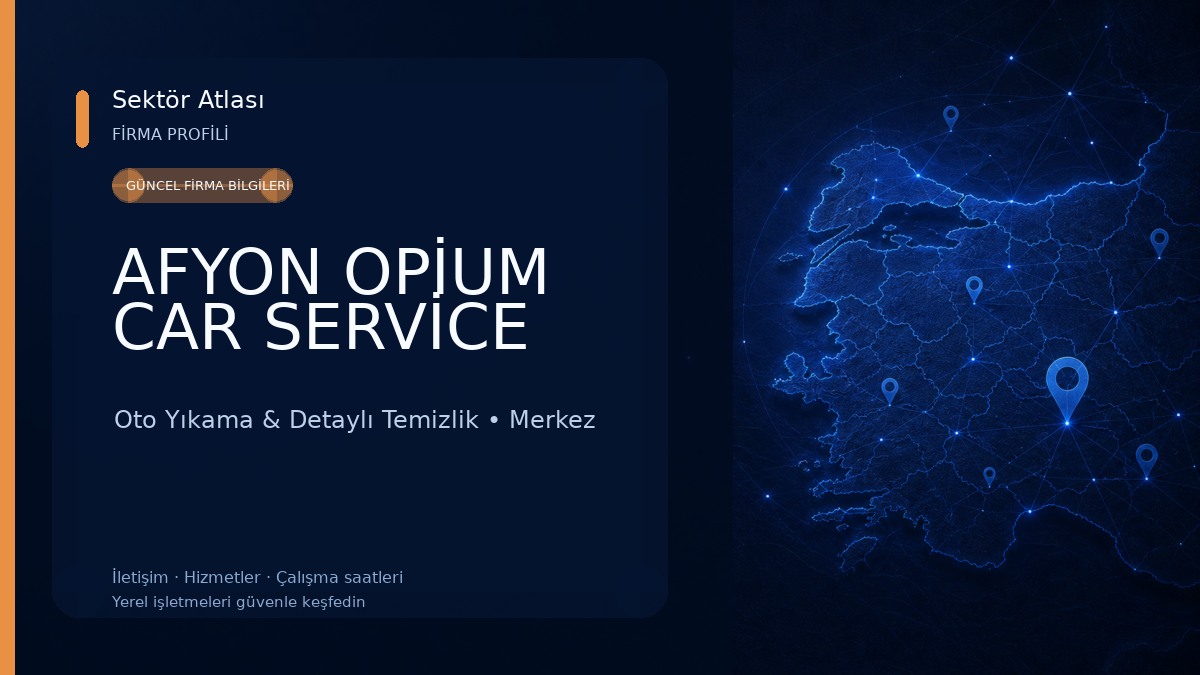 AFYON OPİUM CAR SERVİCE Oto Yıkama & Detaylı Temizlik