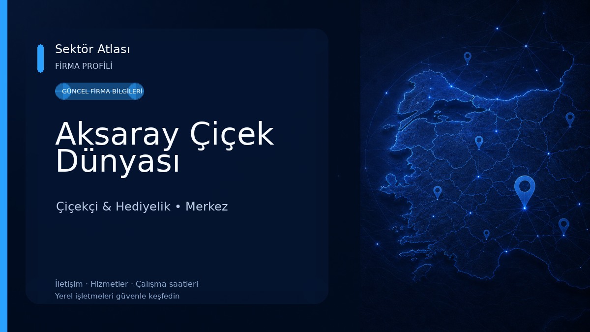Aksaray Çiçek Dünyası