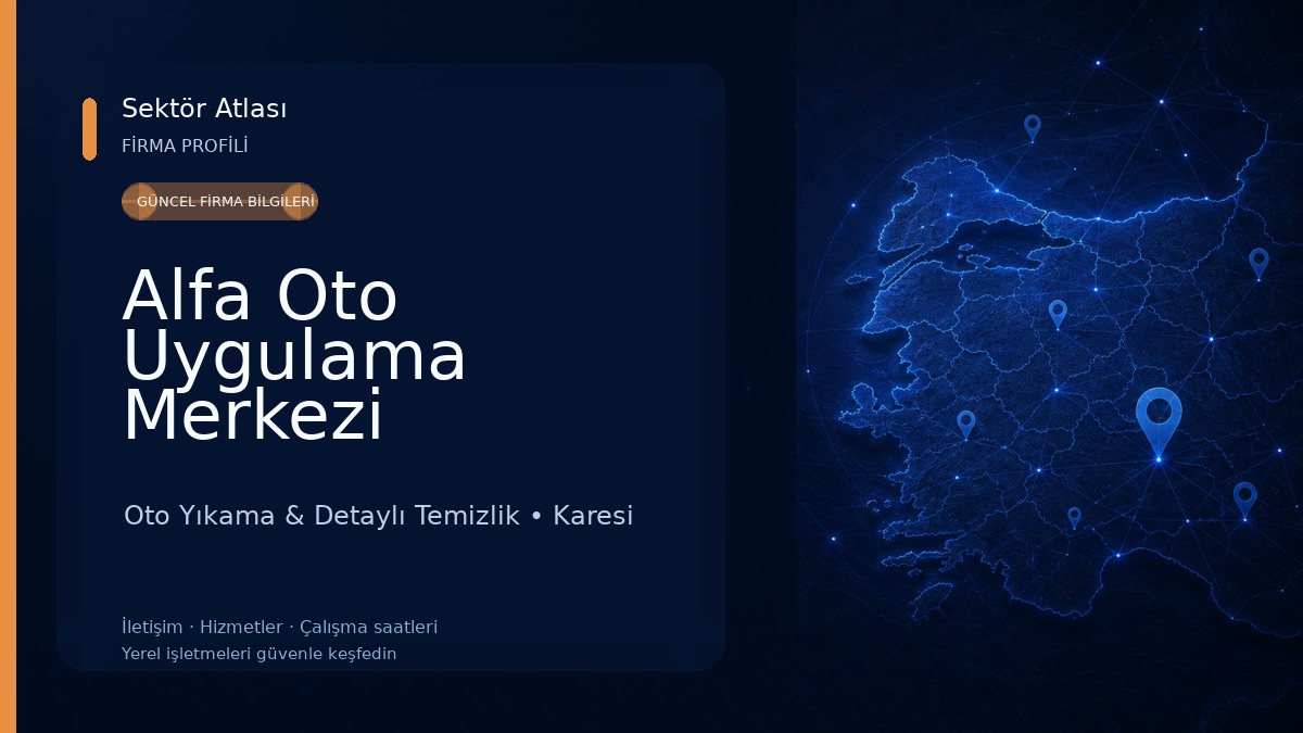 Alfa Oto Uygulama Merkezi Oto Yıkama & Detaylı Temizlik