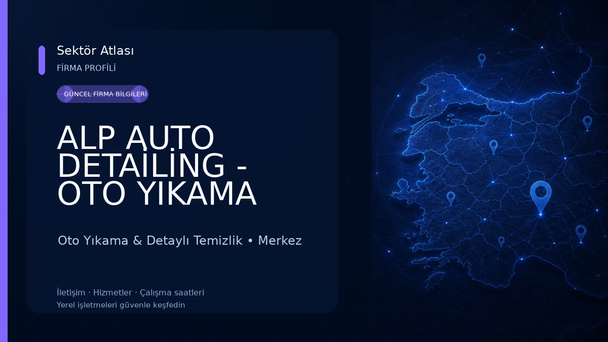 ALP AUTO DETAİLİNG - OTO YIKAMA OTO AKSESUAR Oto Yıkama & Detaylı Temizlik