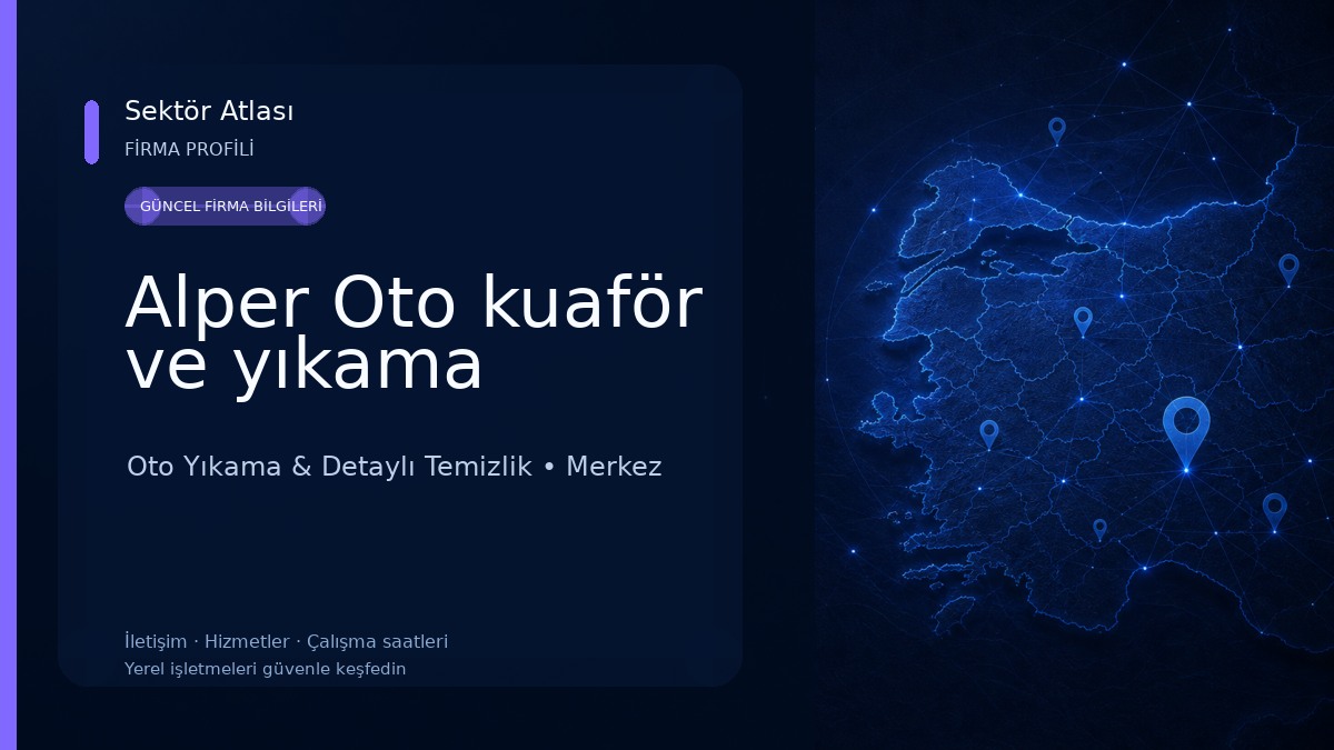 Alper Oto kuaför ve yıkama Oto Yıkama & Detaylı Temizlik