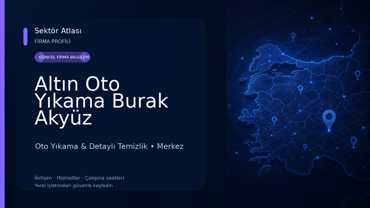 Altın Oto Yıkama Burak Akyüz Oto Yıkama & Detaylı Temizlik