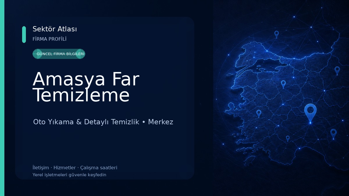 Amasya Far Temizleme 