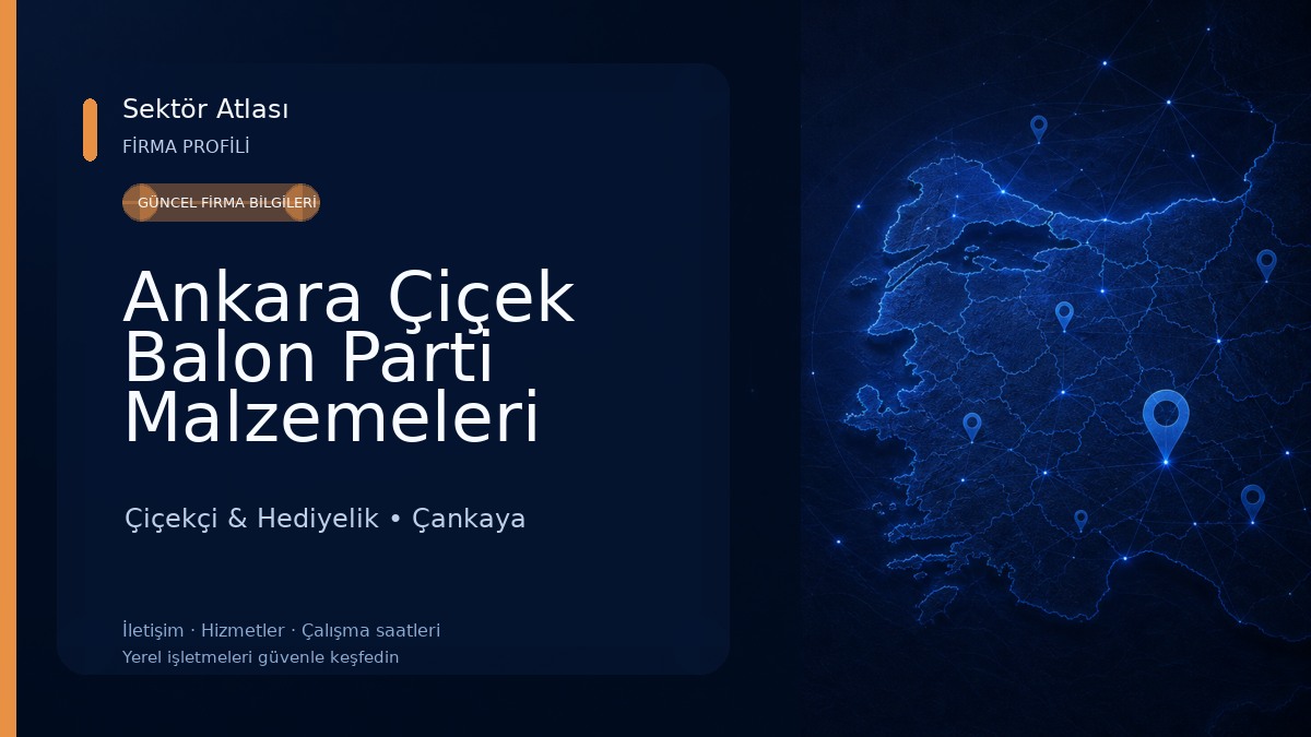 Ankara Çiçek Balon Parti Malzemeleri Çiçekçi & Hediyelik