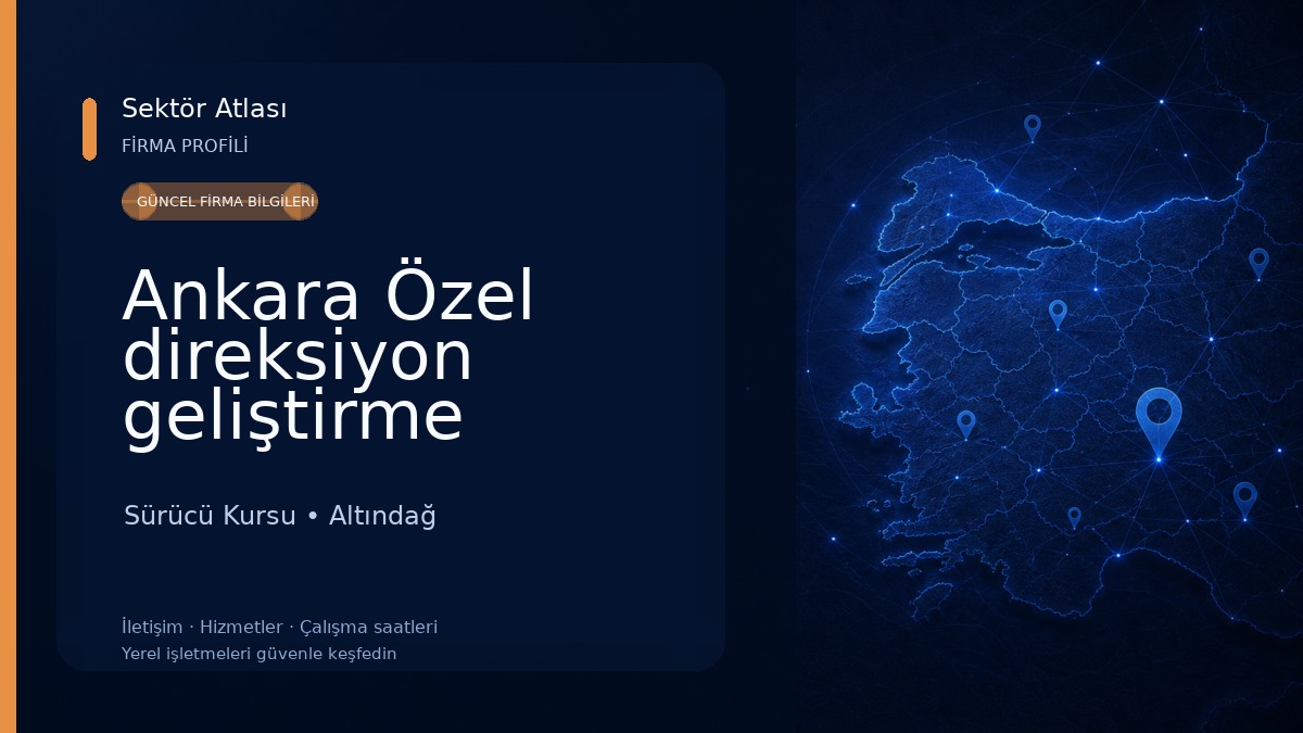 Ankara Özel direksiyon geliştirme eğitimi ve defansif sürüş teknikleri 