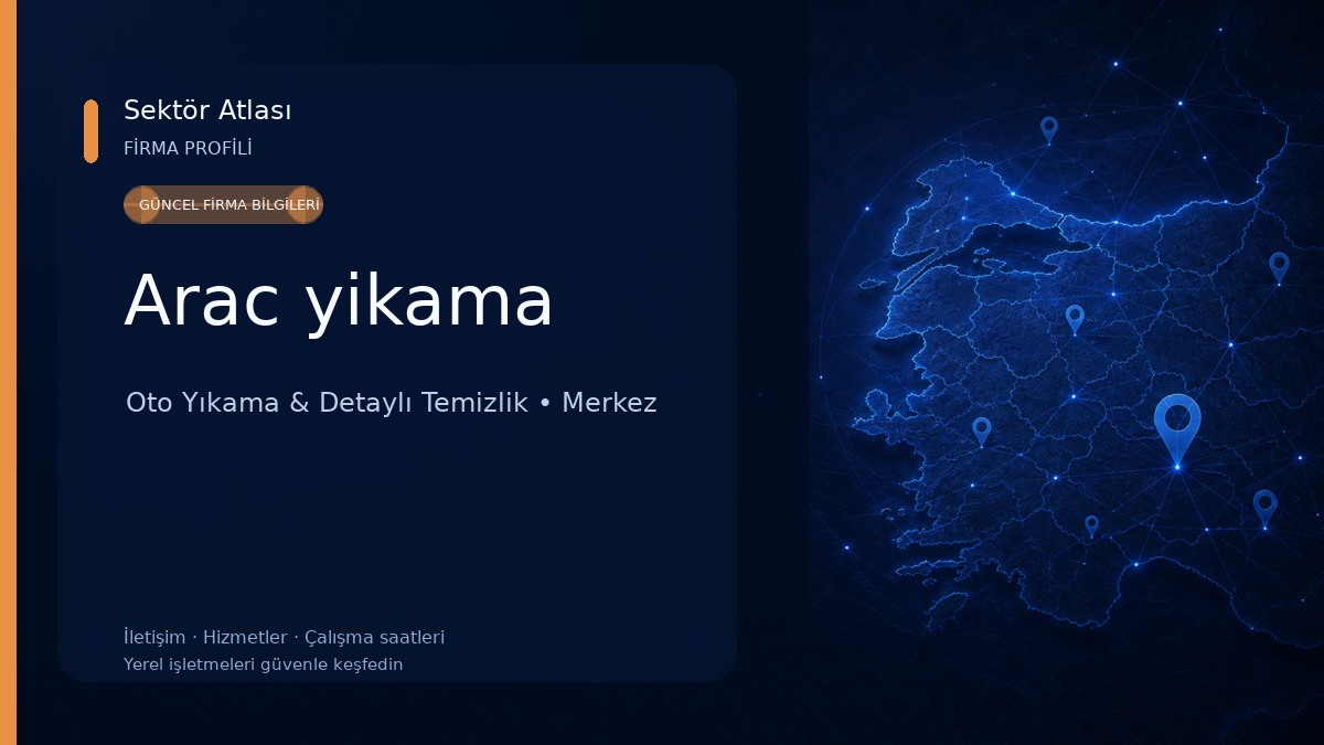 Arac yikama Oto Yıkama & Detaylı Temizlik