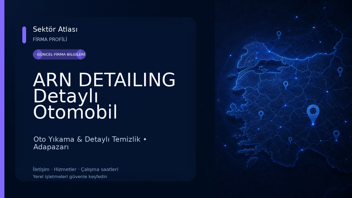 ARN DETAILING Detaylı Otomobil Temizlik, Restore & Koruma Uygulamaları Oto Yıkama & Detaylı Temizlik