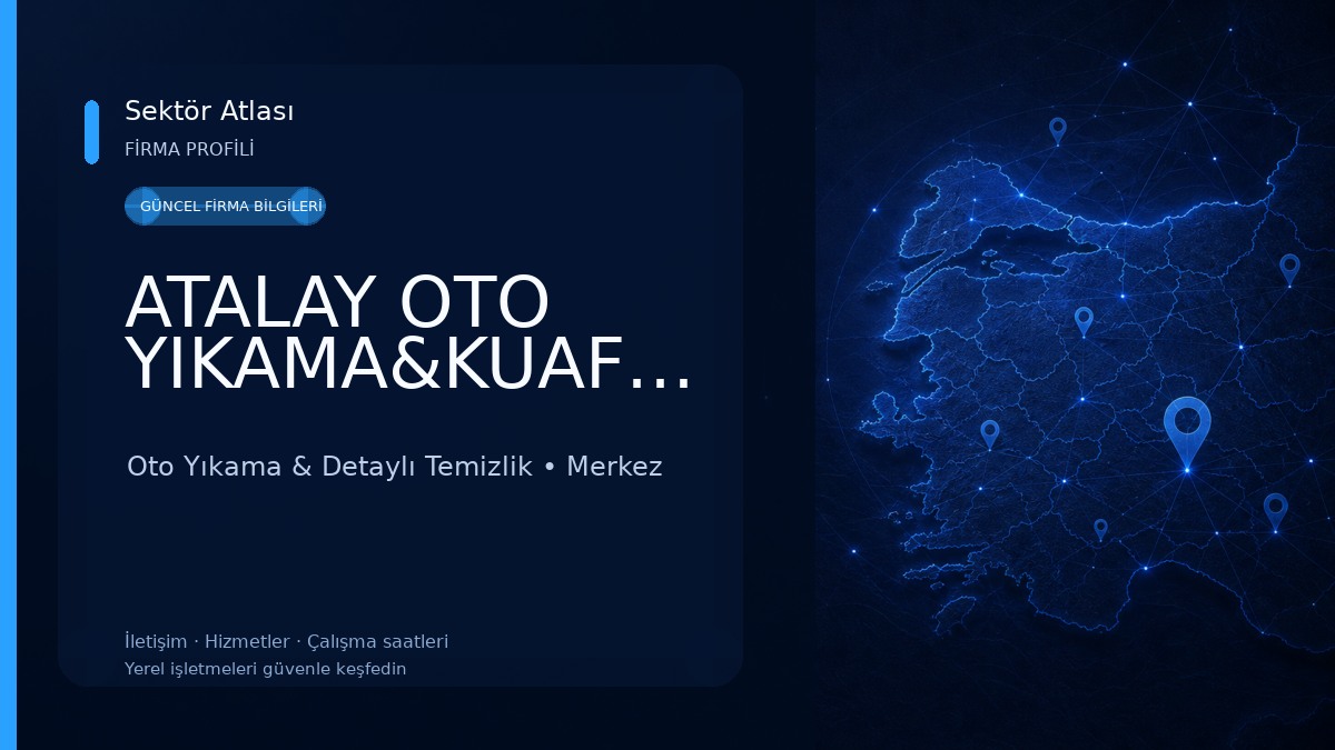 ATALAY OTO YIKAMA&KUAFÖR Oto Yıkama & Detaylı Temizlik