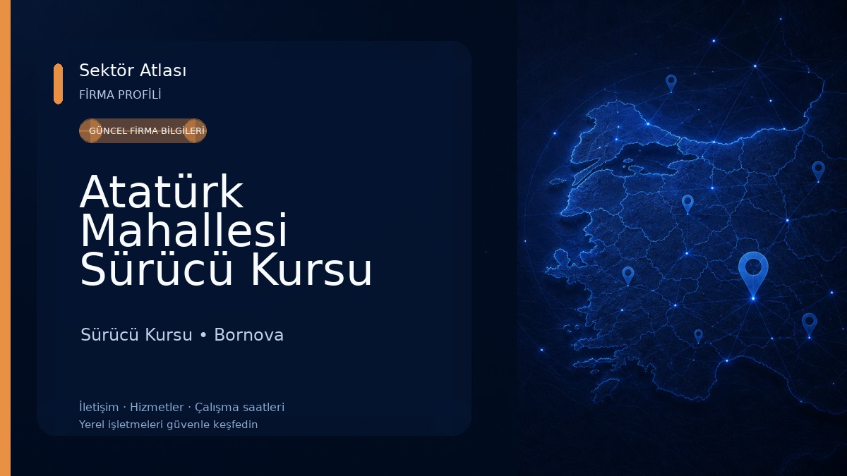 Atatürk Mahallesi Sürücü Kursu Sürücü Kursu