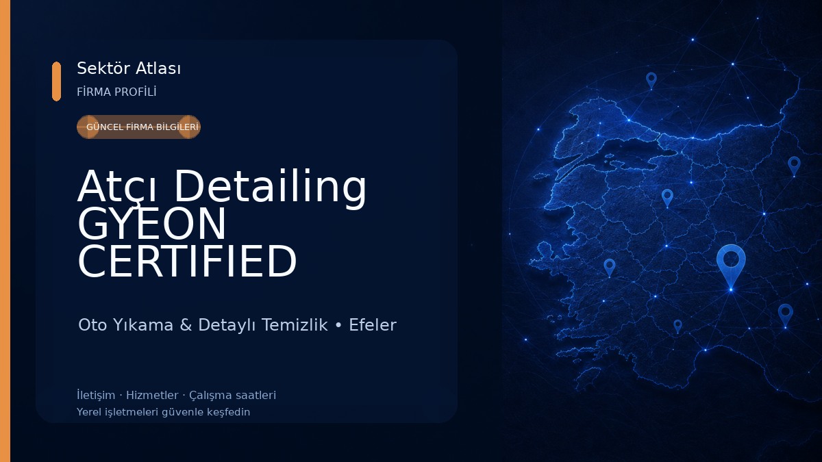 Atçı Detailing GYEON CERTIFIED DETAILER 