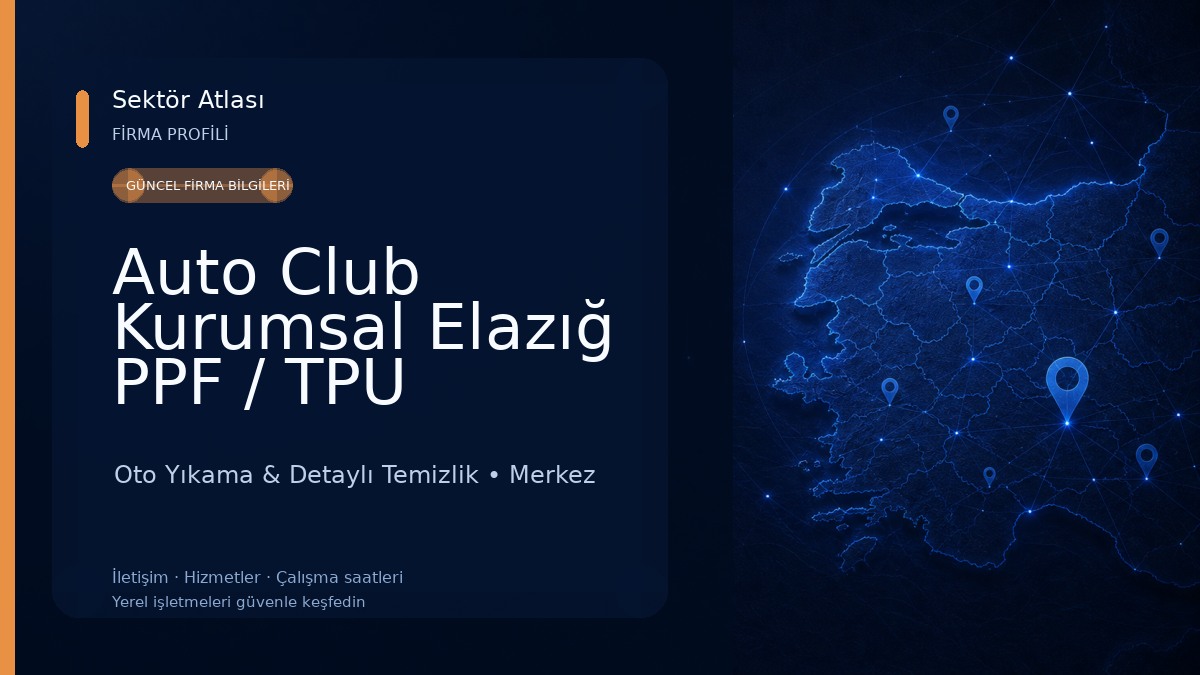 Auto Club Kurumsal Elazığ PPF / TPU Kaplama