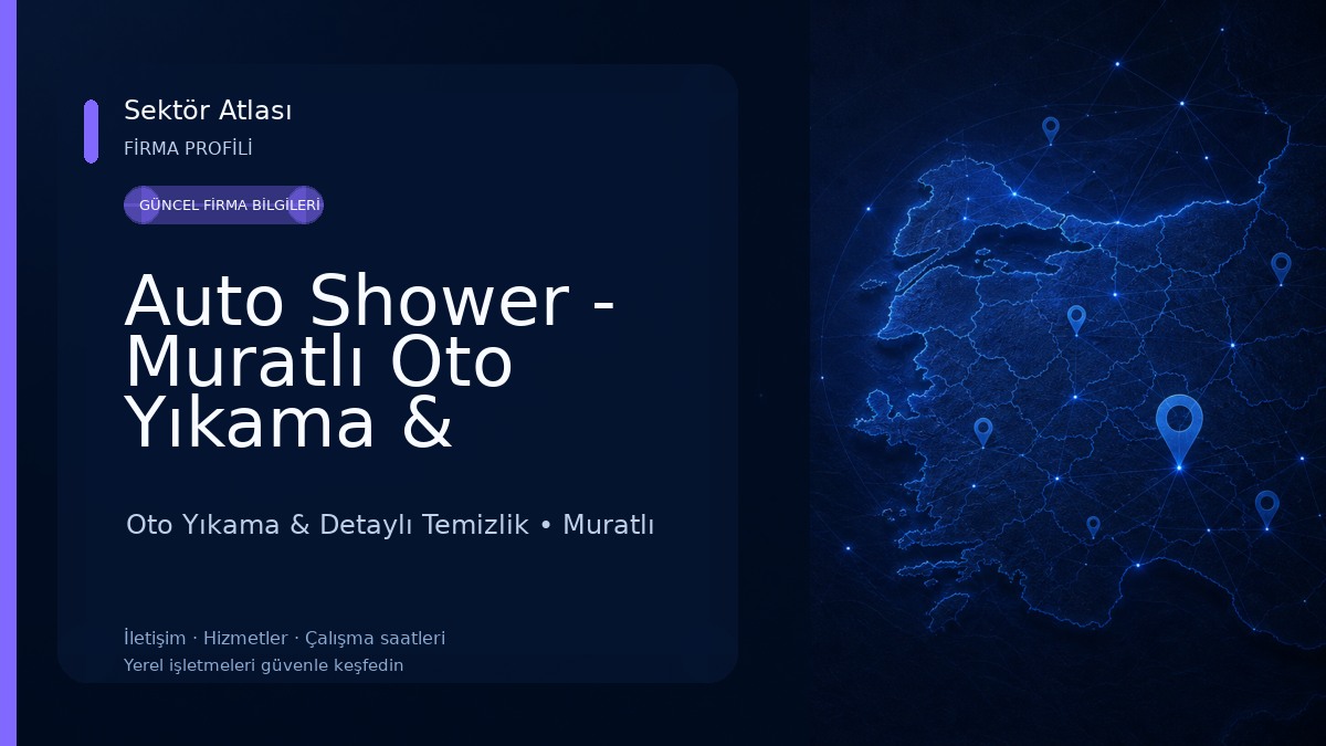 Auto Shower - Muratlı Oto Yıkama & Detaylı Temizlik Oto Yıkama & Detaylı Temizlik