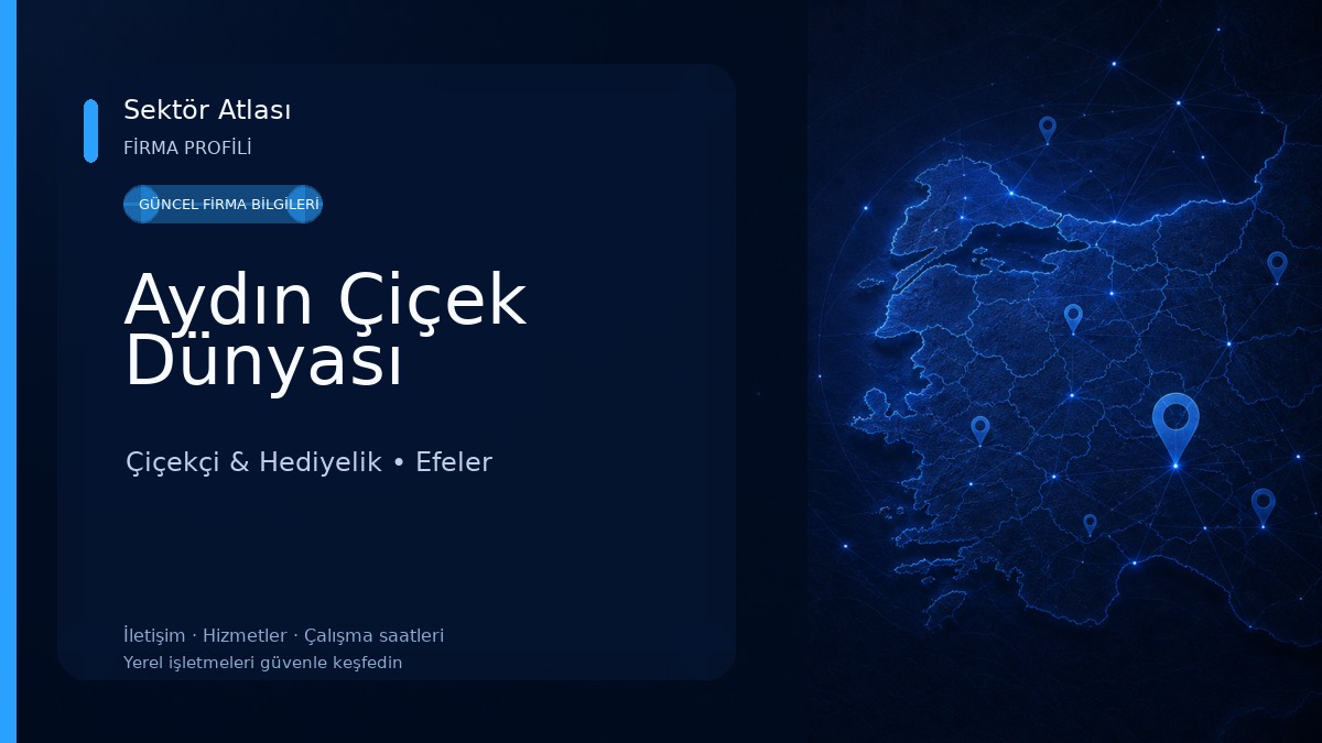 Aydın Çiçek Dünyası