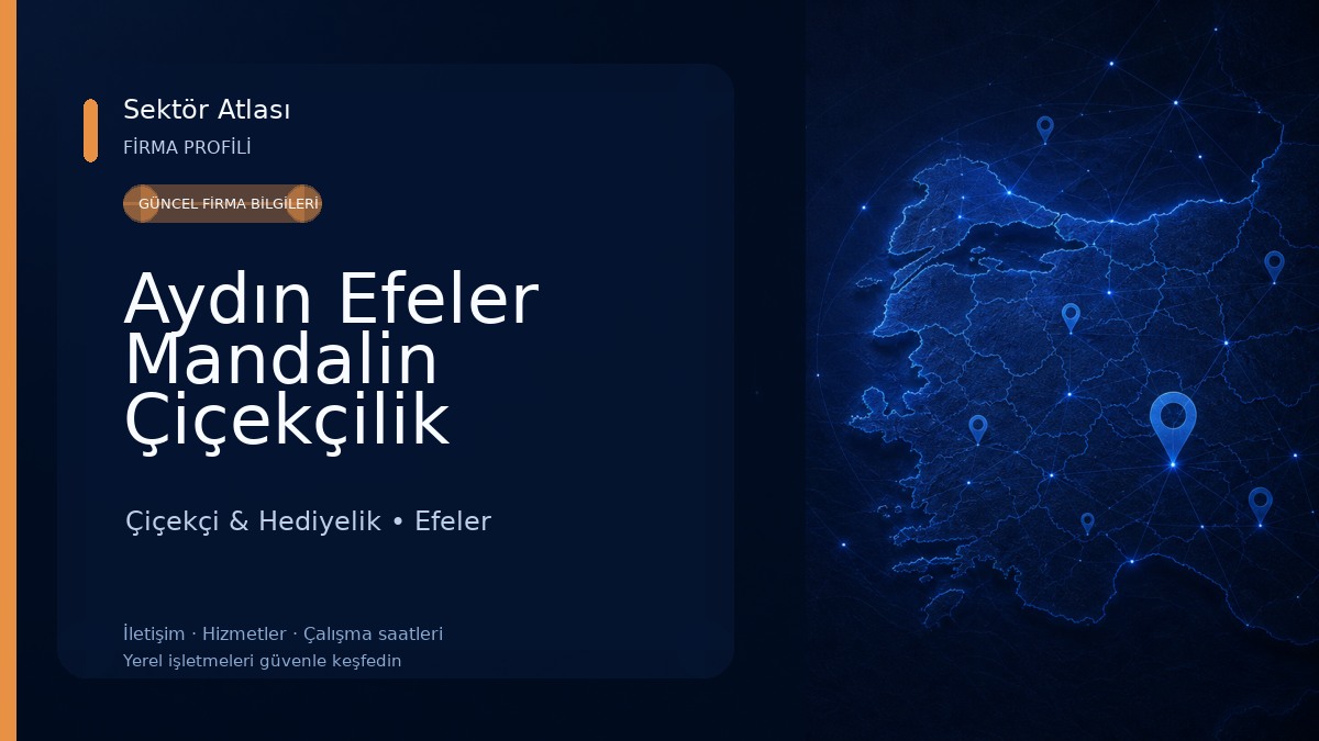 Aydın Efeler Mandalin Çiçekçilik Çiçekçi & Hediyelik