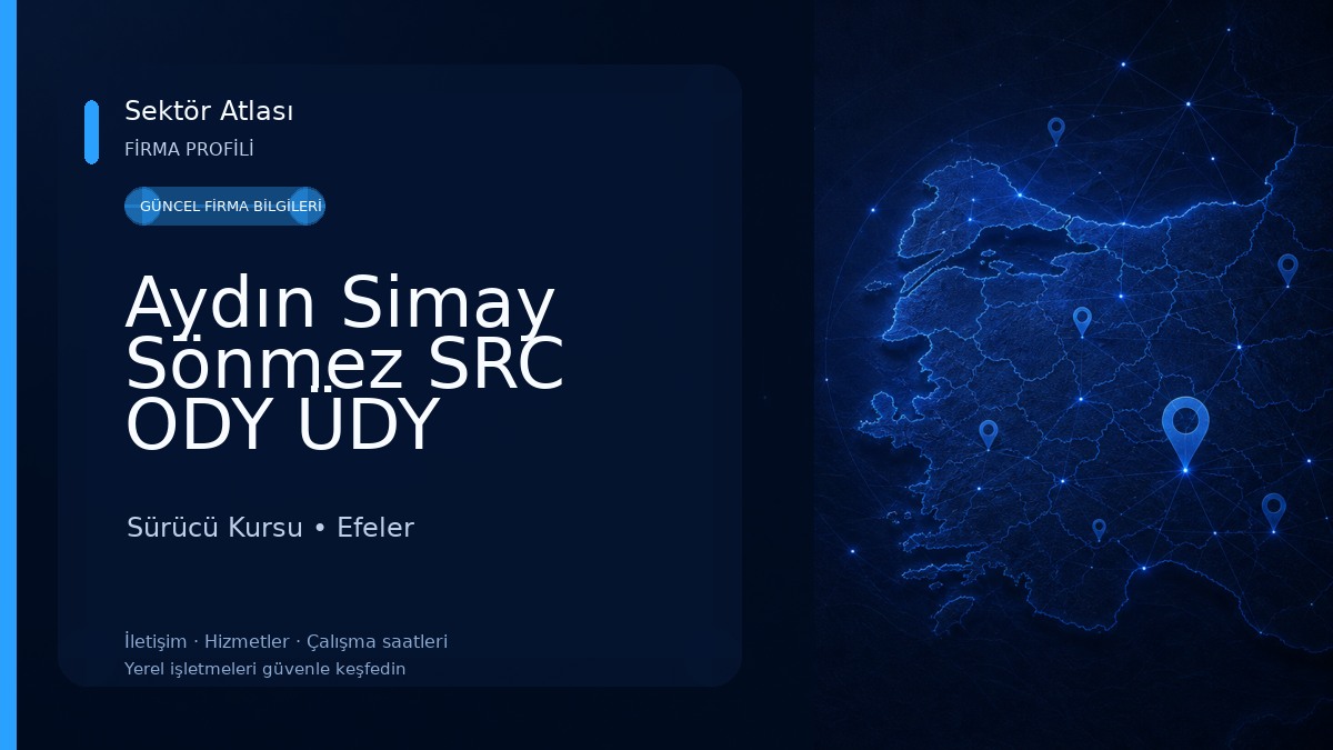 Aydın Simay Sönmez SRC ODY ÜDY Mesleki Yeterlilik Merkezi
