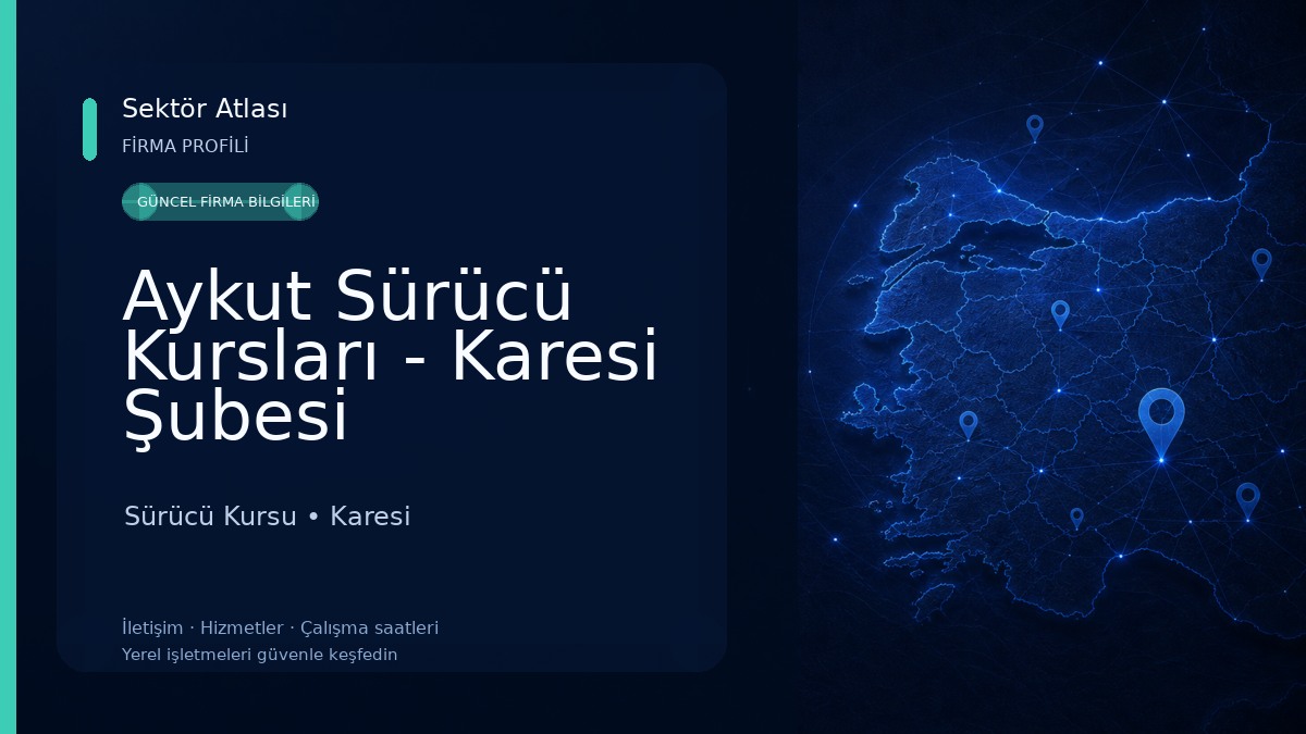 Aykut Sürücü Kursları - Karesi Şubesi Sürücü Kursu