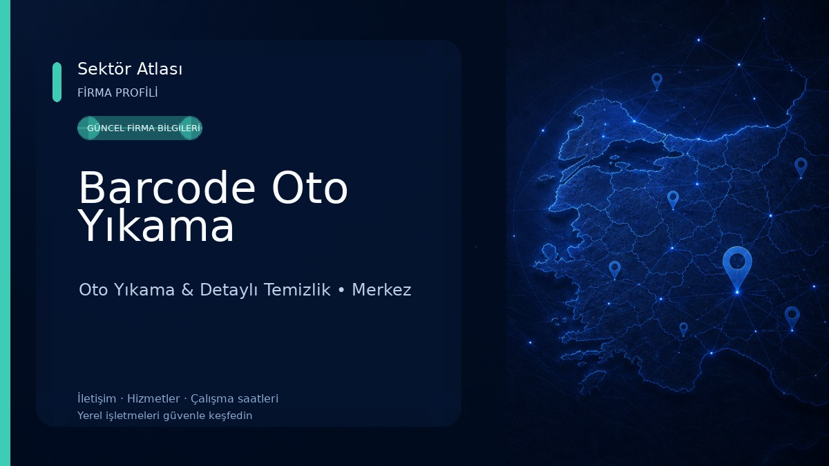 Barcode Oto Yıkama Oto Yıkama & Detaylı Temizlik