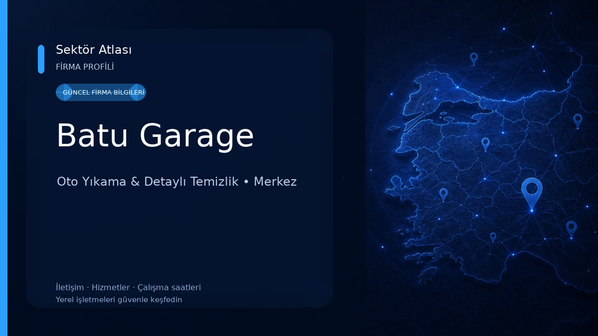 Batu Garage Oto Yıkama & Detaylı Temizlik