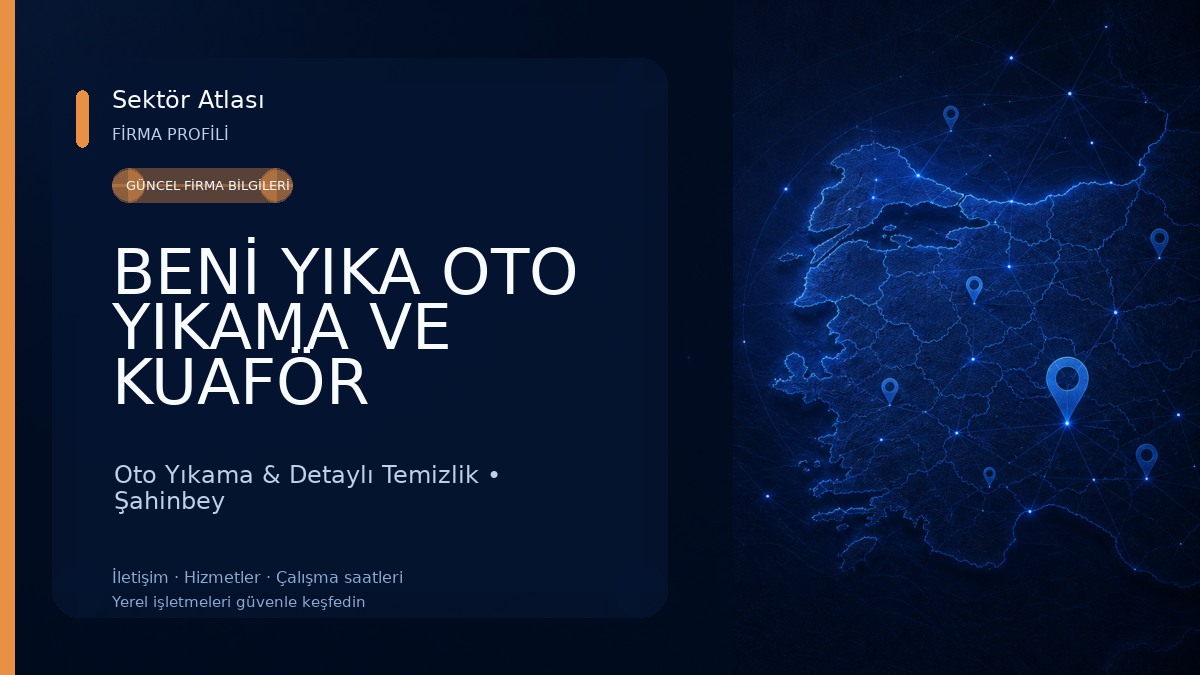 BENİ YIKA OTO YIKAMA VE KUAFÖR Oto Yıkama & Detaylı Temizlik
