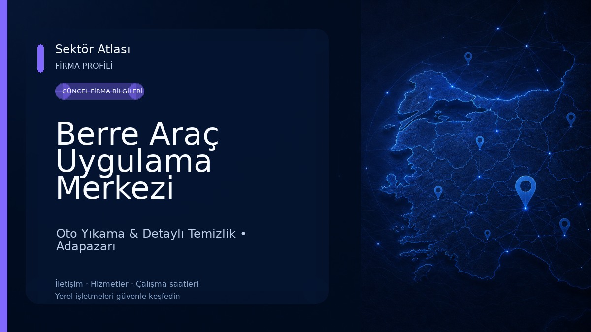 Berre Araç Uygulama Merkezi Oto Yıkama & Detaylı Temizlik
