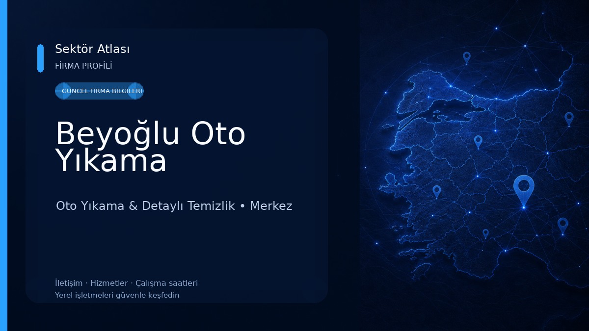 Beyoğlu Oto Yıkama Oto Yıkama & Detaylı Temizlik