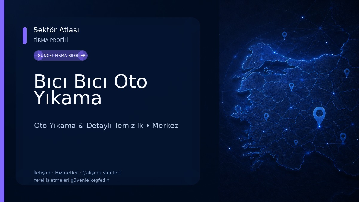 Bıcı Bıcı Oto Yıkama Oto Yıkama & Detaylı Temizlik