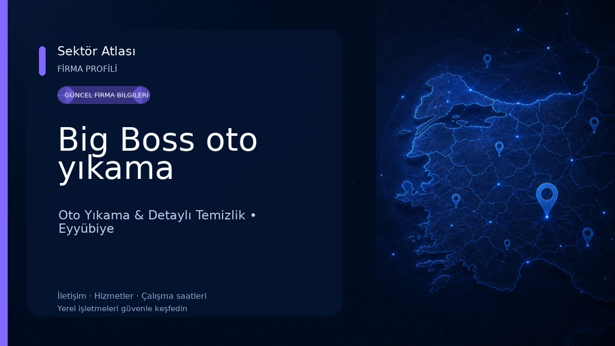 Big Boss oto yıkama Oto Yıkama & Detaylı Temizlik