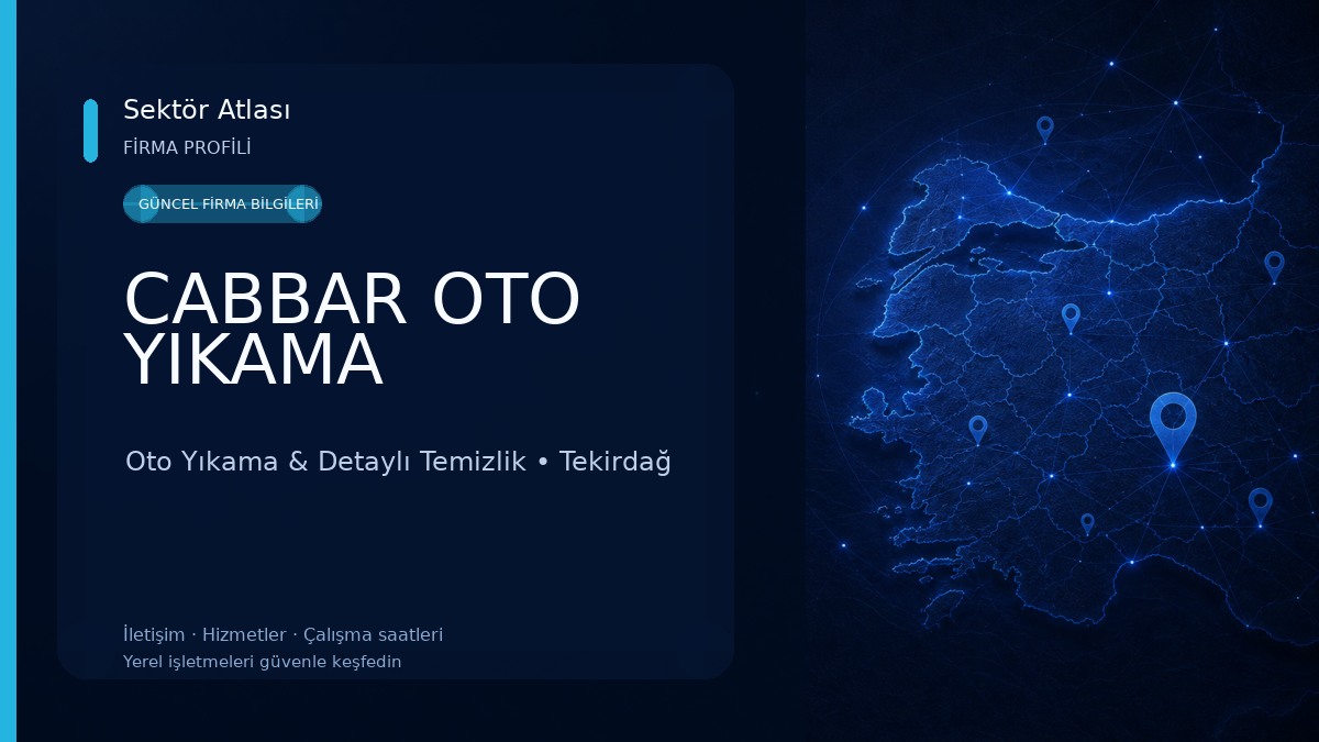 CABBAR OTO YIKAMA Oto Yıkama & Detaylı Temizlik