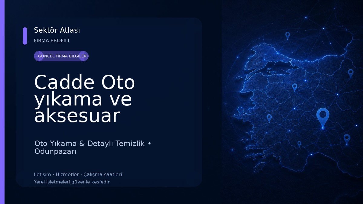 Cadde Oto yıkama ve aksesuar