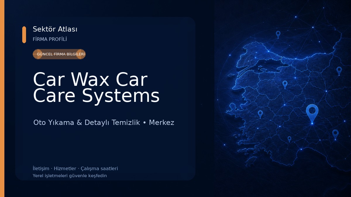Car Wax Car Care Systems