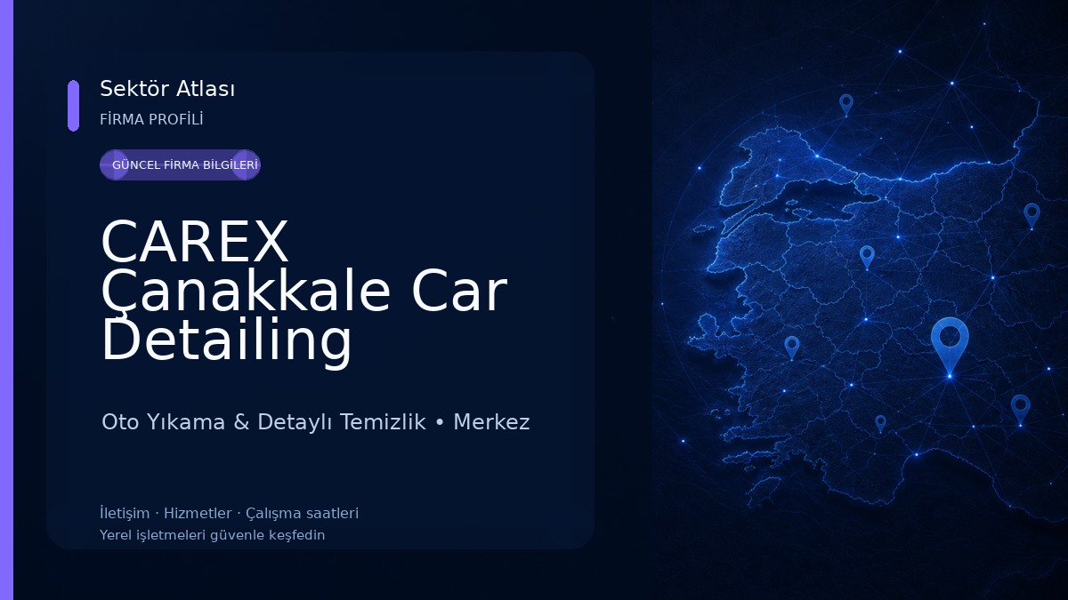CAREX Çanakkale Car Detailing Oto Yıkama & Detaylı Temizlik