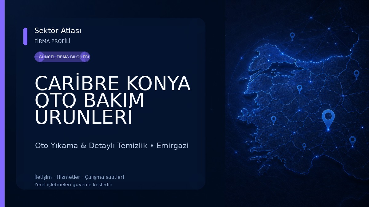 CARİBRE KONYA OTO BAKIM ÜRÜNLERİ Oto Yıkama & Detaylı Temizlik