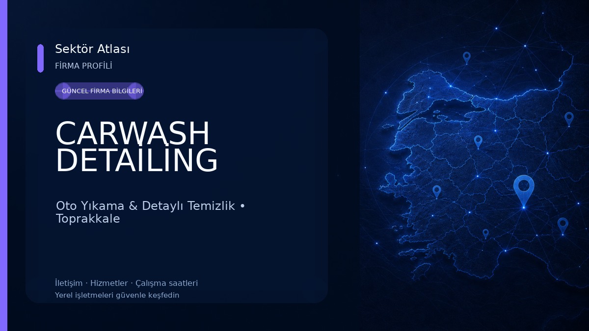 CARWASH DETAİLİNG Oto Yıkama & Detaylı Temizlik