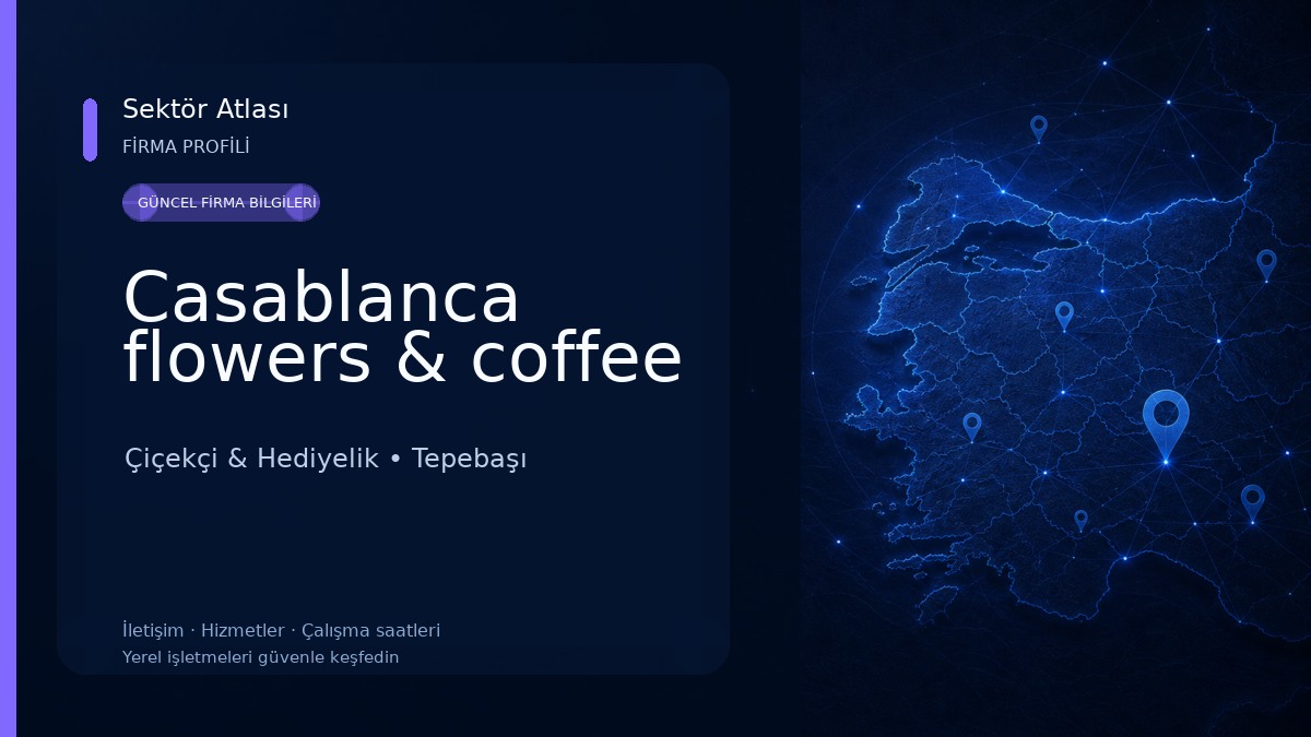 Casablanca flowers & coffee