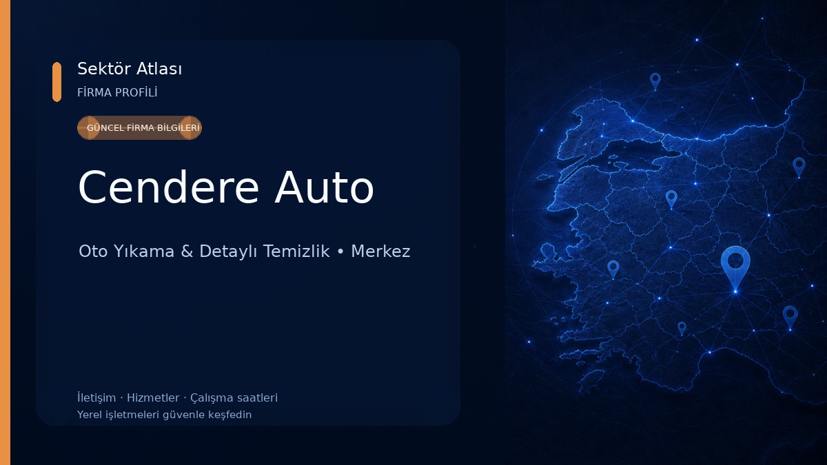 Cendere Auto Oto Yıkama & Detaylı Temizlik