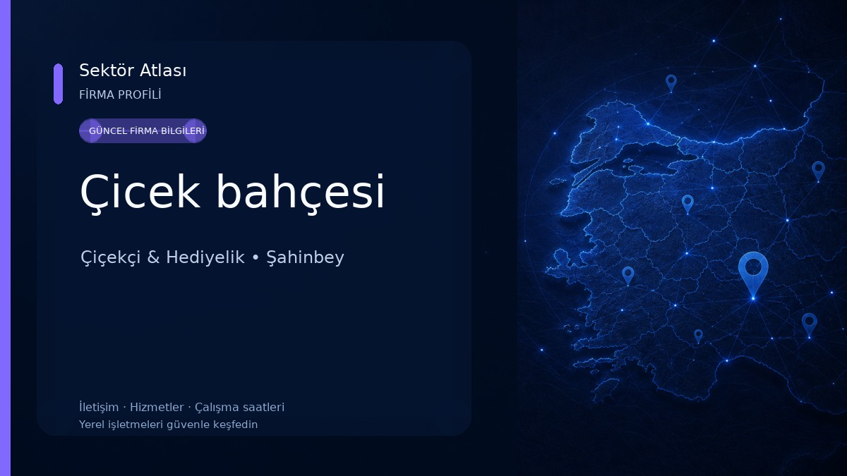 Çicek bahçesi