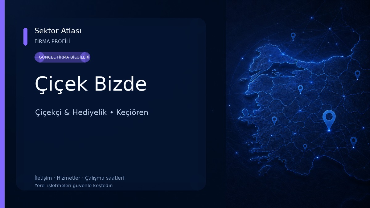 Çiçek Bizde