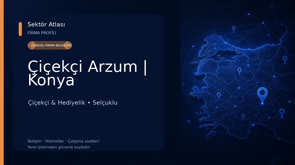 Çiçekçi Arzum | Konya