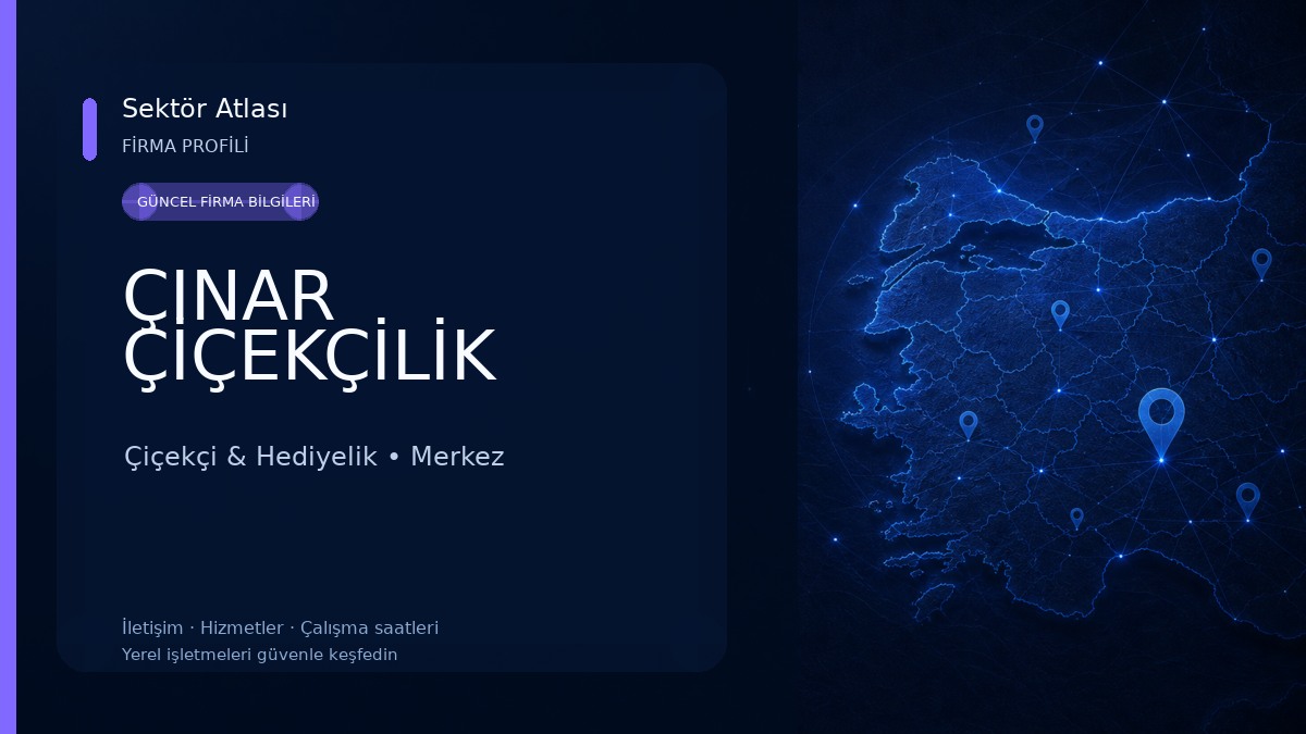 ÇINAR ÇİÇEKÇİLİK