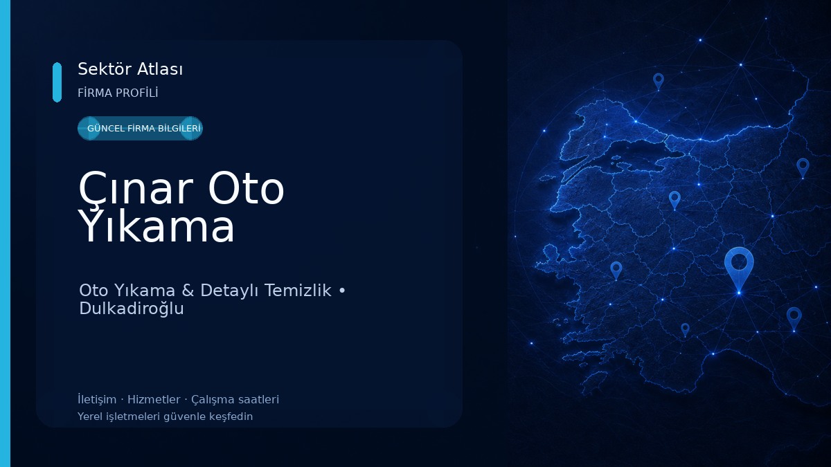 Çınar Oto Yıkama Oto Yıkama & Detaylı Temizlik