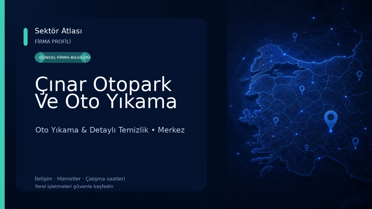 Çınar Otopark Ve Oto Yıkama Oto Yıkama & Detaylı Temizlik
