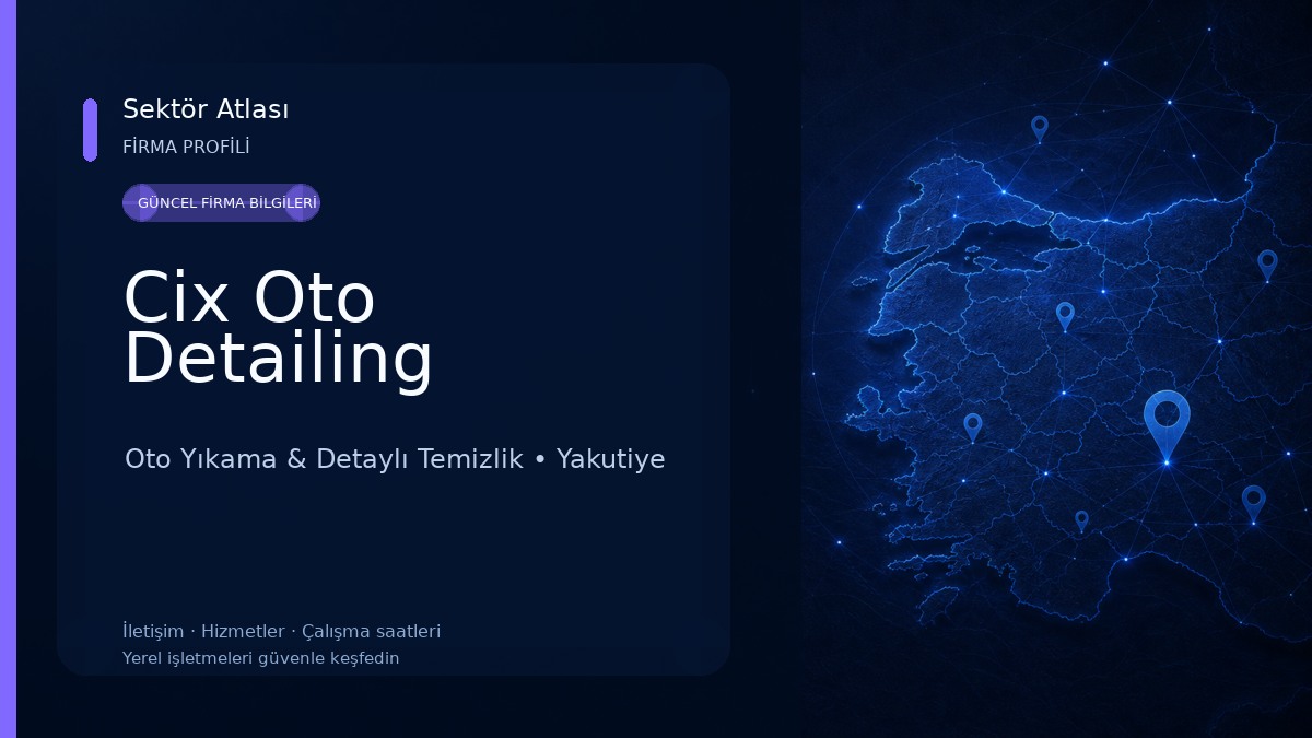 Cix Oto Detailing Oto Yıkama & Detaylı Temizlik
