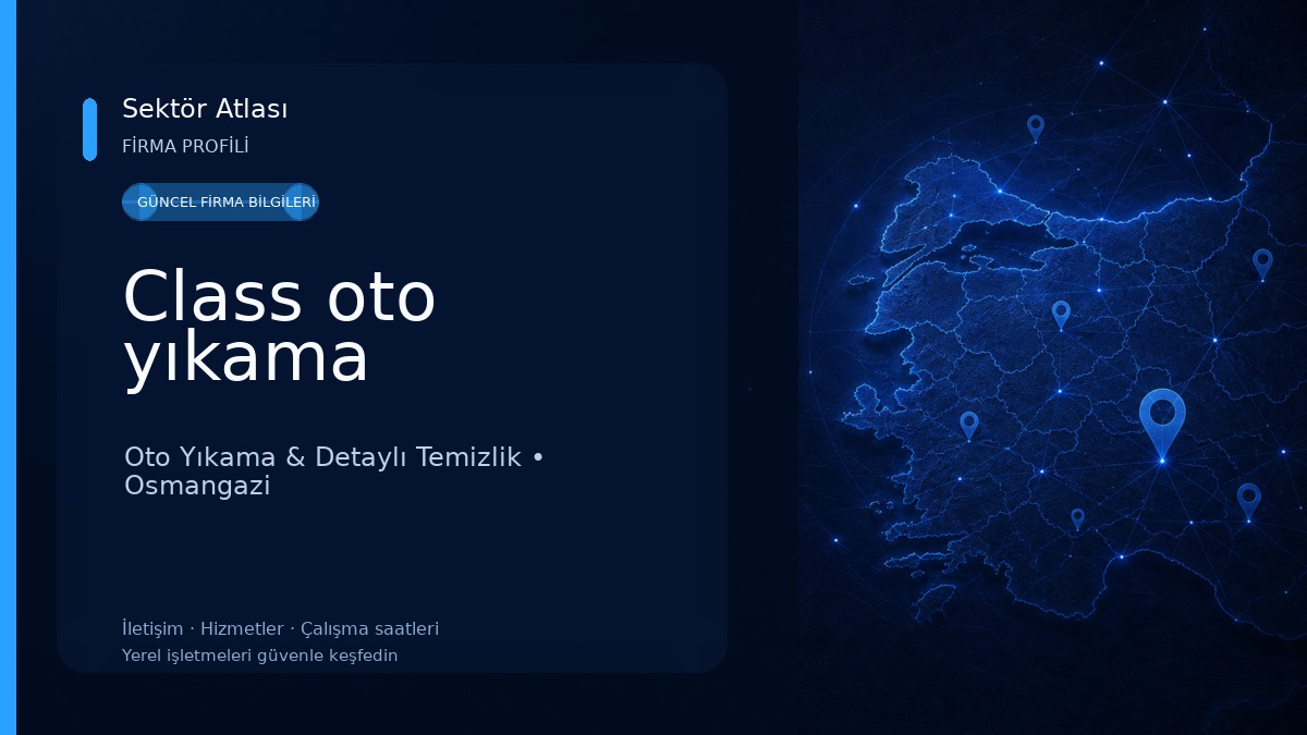Class oto yıkama Oto Yıkama & Detaylı Temizlik