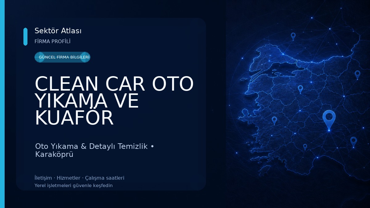 CLEAN CAR OTO YIKAMA VE KUAFÖR Oto Yıkama & Detaylı Temizlik
